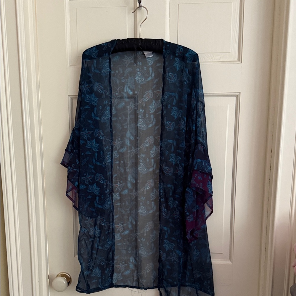 Floral Sheer Kimono Cardigan